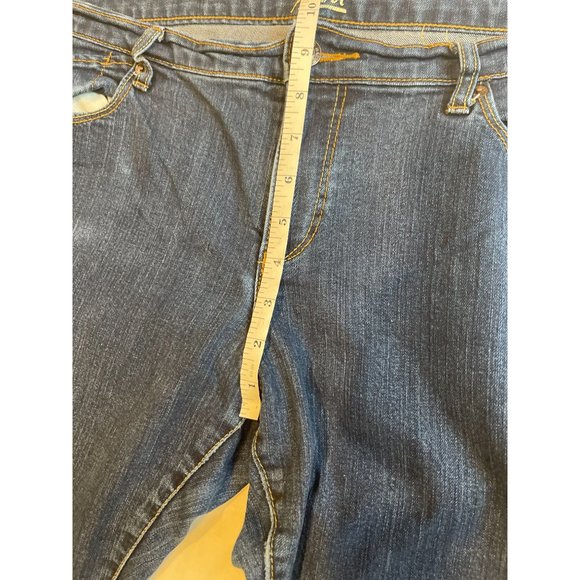 Old Navy Women Jeans Slim Straight Leg Flirt Mid Rise Blue Size 14 Regular - Picture 4 of 10